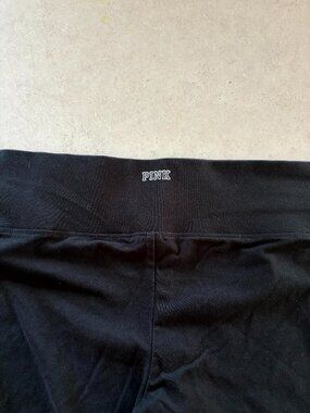 Pink Victoria's Secret Black Women's Yoga Flared Wide Leg Pants Size XL